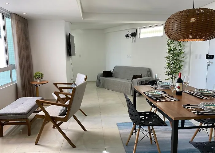 Bela Hospedagem - Pe Na Areia No Bessa, Wifi C/Vista Piscina E Mar